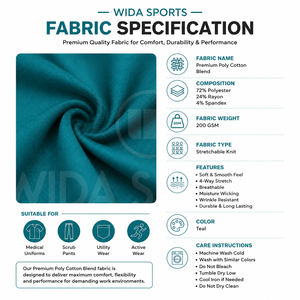 Custom Nursing <b>Scrubs</b> Manufacturer Lightweight Medical Uniform Supplier For Healthcare Staff - Product Image 6