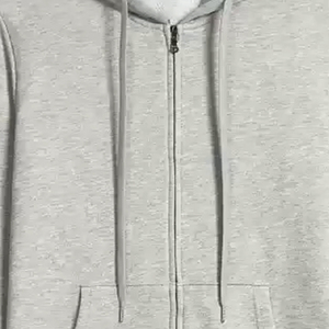 Individuell gestaltbarer Unisex-Kapuzenpullover mit Reißverschluss, 100 % Polyester, French Terry, 310 g, digital bedruckter Kapuzenpullover für den Herbst - Product Image 3
