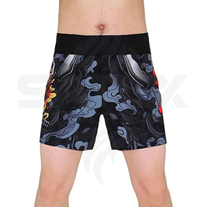 Pantalones Cortos de Boxeo MMA Personalizados con Transferencia de Calor, Alta Calidad, Elásticos, Transpirables, de Secado Rápido, para Artes Marciales Mixtas - Product Image 3