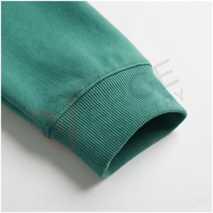 Conjunto Deportivo con Capucha Verde para Hombre, Manga Larga, Color Sólido, Transpirable, Corte Regular, Ropa Casual de Otoño - Product Image 6