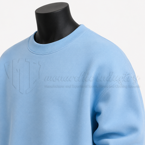 Wholesale Plain Crew Neck Sweatshirt Long Sleeve Cotton Custom Logo Oversize Embroidery Men's Sweatshirt <b>Sweater</b> - Product Image 6