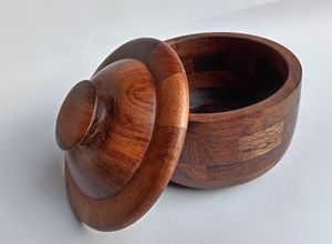 Recipiente de Madera para Té y Café con Tapa Hermética de Madera, Capacidad de 250 ml, Diseño Clásico, Ecológico, Contenedor de Madera Natural - Product Image 6
