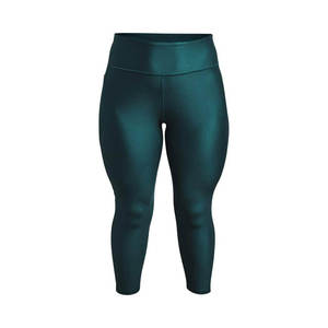 Leggings Cortos de Cintura Alta para Mujer, Color Borgoña Sólido, Pantalones Elásticos Básicos - Product Image 4