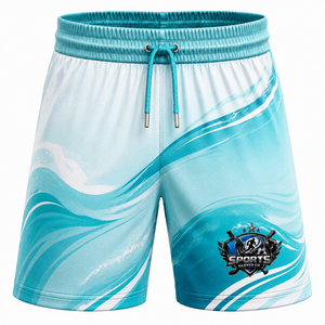 Shorts de football de qualité supérieure en polyester interlock avancé, gestion de la transpiration, légers, extensibles, durables, excellence athlétique - Product Image 1