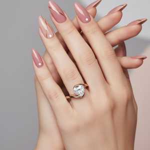 Moissanite 3CT Heart Cut Unique Bypass <b>Solitaire</b> <b>Ring</b> For Women's Gold Plated original 925 <b>Silver</b> Wedding Promise Gift For Lover - Product Image 2