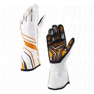 Guantes de Carreras de Cuero Personalizados de Alto Rendimiento, Guantes Deportivos para Go Kart, Antideslizantes, Transpirables, Compatibles con Pantalla Táctil, Estampados - Product Image 1