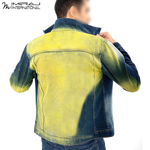 Customized Made Best Supplier Competitive Price New Arrival Unique Design Denim <b>Jacket</b> Breathable Denim <b>Men's</b> Denim <b>Jackets</b> - Product Image 3