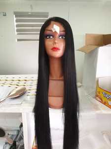 Año Nuevo más vendido 100% Peluca de cabello humano vietnamita crudo con cierre impresionante tupé de encaje recto Base HD Color de encaje - Product Image 5