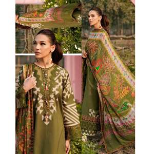 CHARIZMA RANG-E-BAHAR 2026, Conjunto Premium de 8 Piezas para Mujer, Salwar Kameez con Camisa Bordada y Estampada, y Dupatta de Chifón para Fiesta - Product Image 3