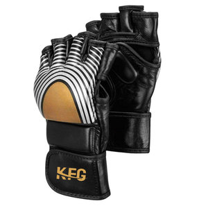 Guantes de Piel para Kick Boxing y MMA de Grado Profesional, Correa de Muñeca Ajustable, Diseño Transpirable que Absorbe la Humedad para Mayor Comodidad - Product Image 1