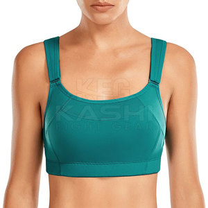 Sujetador Deportivo Transpirable de Estilo Simple con Tirantes Ajustables y Logotipo Frontal para Mujer, Ropa de Gimnasio - Product Image 3