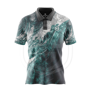 Chemises polo pour hommes de qualité supérieure, sublimées, imprimées par des fabricants, prix raisonnable, chemise polo sublimée pour hommes - Product Image 5