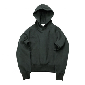 Sweat-shirts à capuche vierges personnalisables avec logo, épais, coupe oversize, épaules tombantes, pour hommes, style streetwear - Product Image 3