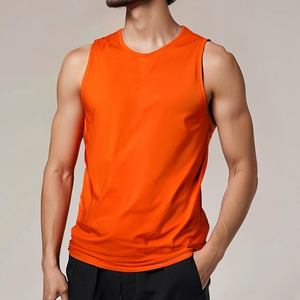 เสื้อกล้ามโพลีเอสเตอร์แบบกำหนดเองสำหรับผู้ชาย แห้งเร็ว น้ำหนักเบา เหมาะสำหรับออกกำลังกาย รับผลิตจำนวนมาก ผลิตจากโรงงาน จัดส่งระหว่างประเทศ - Product Image 5