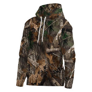Sudadera con Capucha Clásica de Camuflaje para Hombre, Sudadera con Capucha de Forro Polar Cálido para Aventuras al Aire Libre, Campamento, Senderismo, Pesca, Tácticas - Product Image 4