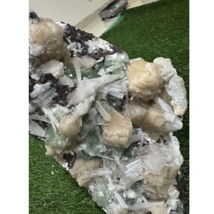 Decorative Scolecite Green Apophyllite Stilbite Mineral <b>Crystal</b> <b>Cluster</b> for Gift and Collection - Product Image 2