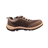 Chaussures de sécurité unisexes AOXIANG à coupe basse, lacées, avec embout en acier, confortables, en daim et maille, pour l'hiver, le printemps et l'été, usage industriel