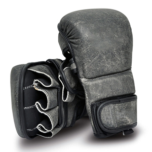Nouveaux gants d'entraînement en cuir de qualité supérieure, à doigts entiers et anti-humidité, avec fermeture pour adultes, pour la boxe en extérieur - Product Image 2