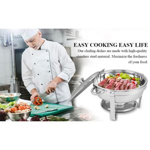 Attrezzature per il riscaldamento e la tenuta del Buffet di 2 pz/set per la ristorazione domestica ed esterna - Product Image 5