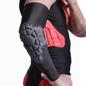 Genouillères de compression rembourrées segmentées personnalisées pour le basketball, le football, le volleyball – Protections longues anti-collision pour les articulations - Product Image 2