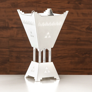 Decoración de Mesa Monocromática, Quemador de Incienso Indio Blanco, Soporte de Metal Negro con Espiral Trenzada, Difusor de Aroma 100% Natural - Product Image 5