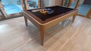 Table de billard beige Negroni, table de billard de luxe moderne, table de billard de style Negroni, table de jeu pour la maison, l'hôtel, le club - Product Image 2