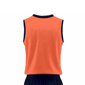 Ensemble d'uniformes de volley-ball d'été personnalisés unisexes pour adultes, sublimés, 100 % polyester, maille respirante, maillot 220g, short à taille élastique - Product Image 5