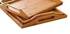 Handcrafted Long <b>Oval</b> Wooden Serving Tray Rustic Art Smooth Finish Rich Natural Grain for Snacks Appetizers Decorative Display - Product Image 4