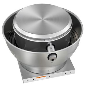 Ventilatore di scarico ad alta portata (High-CFM) 1616 per ristoranti e food truck - 0.5HP 375W con aspirazione diretta per cappe e tettoie - Product Image 1