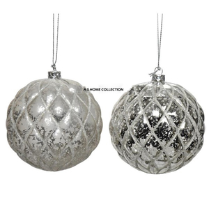 Boules de Noël de qualité supérieure en acier inoxydable avec crochet de suspension, forme ronde, vierges pour sublimation, très luxueuses et modernes - Product Image 2