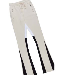 Pantalon de survêtement personnalisé de haute qualité Flare pantalon de survêtement en coton épais pour hommes taille moyenne pantalon de survêtement en polaire écologique personnalisé - Product Image 1