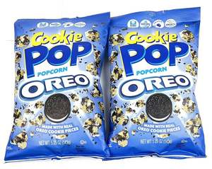 Cookie Pop Oreo Popcorn 28g, Snack Crujiente con Sabor a Crema de Chocolate Dulce, Listo para Comer, Palomitas Gourmet, Delicias Importadas - Product Image 1