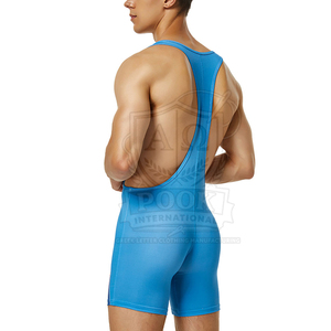 New Arrival Spandex Polyester <b>Men</b> <b>Wrestling</b> <b>Singlet</b> Quick Dry Stretch Light Weight Customized <b>Wrestling</b> Wear - Product Image 2