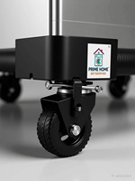 Support robuste en fer pour appareils électroménagers 41 cm x 48 cm pour machine à laver, réfrigérateur, refroidisseur d'air et refroidisseur d'eau domestique - Grande Vente