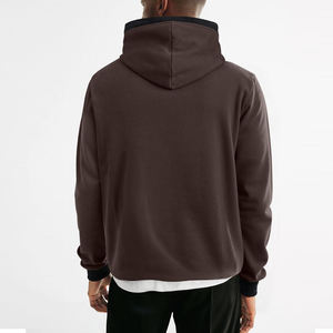 เสื้อฮู้ดดี้แบบสวมหัว unisex ผ้าฝ้าย 100% ระบายอากาศ แห้งเร็ว มีกระเป๋า  ปักโลโก้ตามสั่ง ขายส่งประจำปี 2026 สำหรับฤดูหนาว - Product Image 2