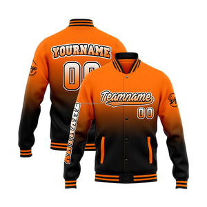 100% Wool Windproof Varsity <b>Jacket</b> for <b>Men</b> with Custom Embroidery Logo and Durable Stand Collar for Team Events - Product Image 1