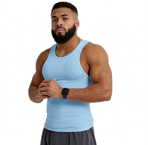 Débardeur décontracté pour homme, respirant, séchage rapide, en polyester écologique, toucher doux, léger, maintien optimal, extensible, pour le quotidien - Product Image 1