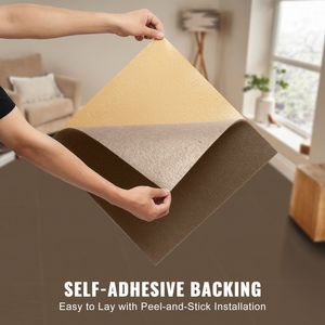 Piastrelle di Moquette Morbide Imbottite Adesive 18FT X 18FT per Uffici - Facile Installazione Fai-da-Te - Product Image 4