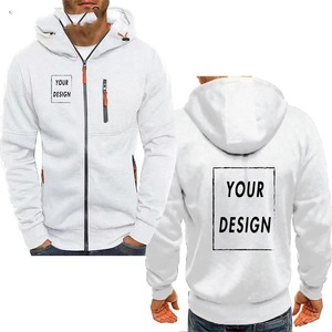 Chaqueta con Capucha y Cremallera para Hombre, con Bolsillos, Logotipo Personalizado, Imagen, Texto, Ropa Deportiva Casual, Fabricante de Sudaderas con Cremallera para Hombre - Product Image 4