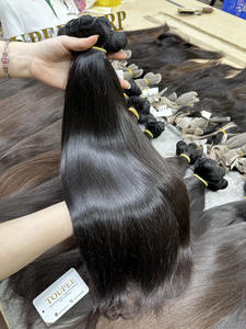 Paquets de tissage alignés de cuticules brutes de cheveux humains non transformés vietnamiens vendeur en gros Extensions de cheveux bruts vierges - Product Image 5