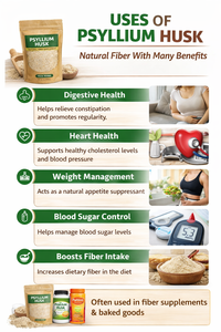 Extrait de Psyllium Warrly Premium 99% Naturel Qualité Alimentaire Poudre de Graines |   Haute pureté |   Durée de conservation d'un an |   Entrepôt frigorifique | - Product Image 5