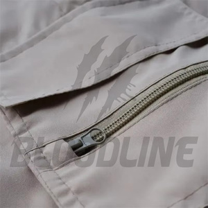 Bermuda Cargo Homme BLOODLINE Taille Mi-Haute Élastique Séchage Rapide Style Décontracté avec Poches Camouflage Enduit PU 220g - Product Image 6
