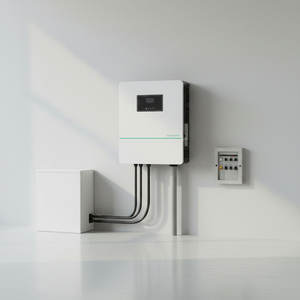 อินเวอร์เตอร์ไฮบริดพลังงานแสงอาทิตย์ 11000 วัตต์ 48 โวลต์ แบบออฟกริด เฟสเดียว ระบบ MPPT คู่ มาตรฐาน IP54 หน้าจอ LCD รองรับ OEM ODM พร้อมติดฉลากสินค้าส่วนตัว - Product Image 1