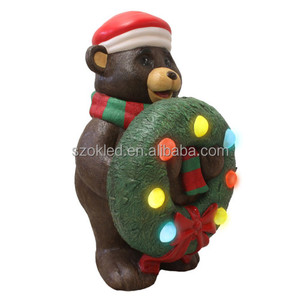 Oso de peluche de Navidad con corona Oso de peluche Cascanueces Dragón Santa Panda Calabaza Gorila Halloween Pascua Decoración de vacaciones - Product Image 4