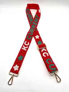 KC Current Strap Beaded Purse Strap Handmade Kansas City Beaded Adjustable Bag Strap Current Purse Accessories <b>Camera</b> Strap - Product Image 3