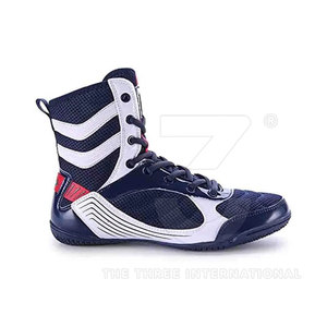 Calzado de Boxeo THREE INTERNATIONAL - Cierre de Velcro, Parte Superior de Malla Transpirable, Suela Flexible, Ligero, Opciones Personalizables - Product Image 5