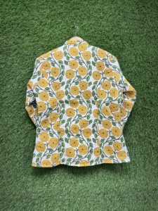 Unique Handmade Thick Cotton Quilted Jacket Women | Colorful Floral Print Women's Autumn Jacket | Reversible Eco-Friendly - Product Image 4