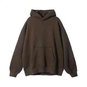 Sudaderas con Capucha Gruesas para Hombre 100% Algodón al por Mayor, Sudaderas Casuales Personalizadas con Hombros Caídos, Diseño Streetwear, Fabricante de Sudaderas con Capucha Tipo Pullover - Product Image 1