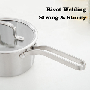 Professional Kitchen Sauce Pan With Smooth Edges For Safe Handling And Comfortable Daily Use - Product Image 5