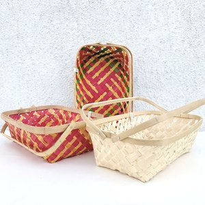 Vente en gros de paniers cadeaux naturels de qualité supérieure paniers en bambou de style moderne à bas prix pour les cadeaux - Product Image 3